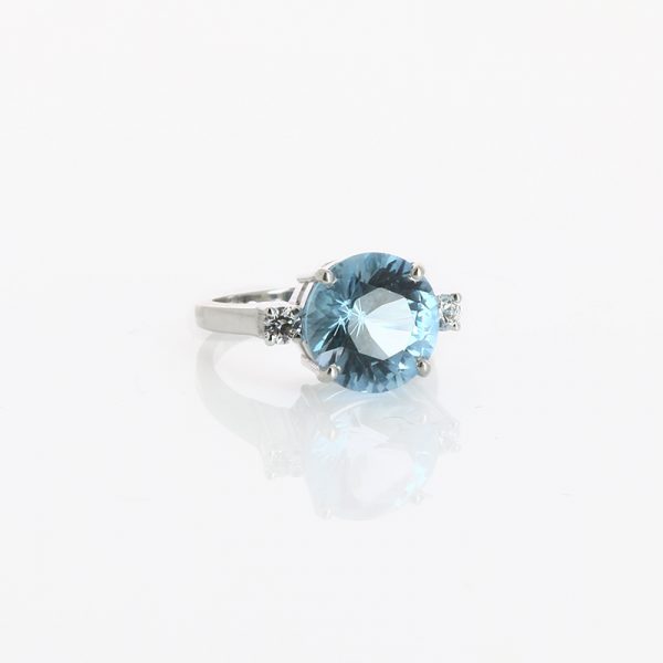 Bague Topaze bleue