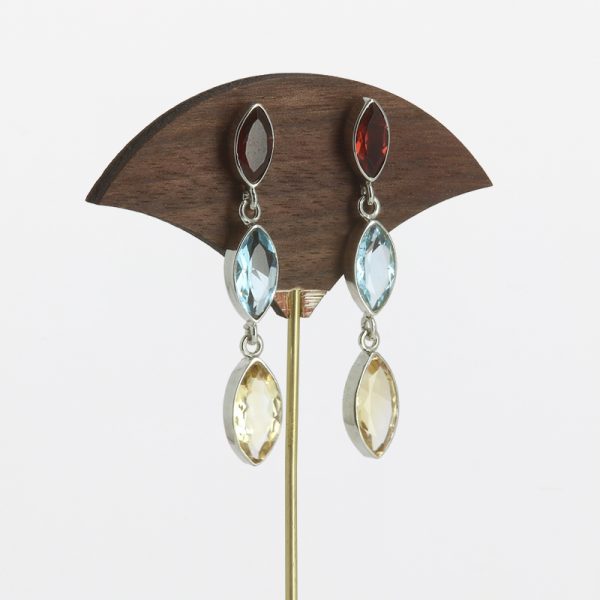 Boucle d'oreille - 3xPierres